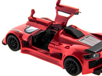 Машина Kinsmart Gumpert Apollo Sport 2010 инерция (1/12шт.) 1:36  б/к