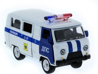 Машина ''АВТОПАНОРАМА'' инерц. УАЗ (ДПС) 1/50, в/к 12*7*5,5 см