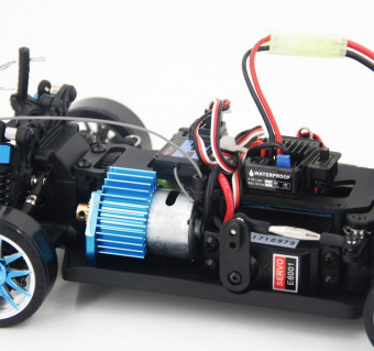 Радиоуправляемый автомобиль для дрифта HSP Flying Fish 2 - 1:16 4WD - 94163-16375 - 2.4G