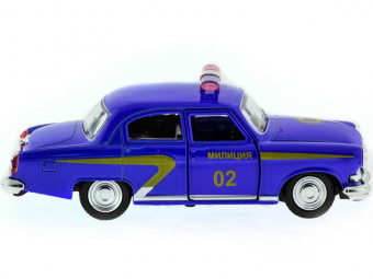 Машина ''АВТОПАНОРАМА'' инерц. ГАЗ-21 (милиция) 1/43, в/к 14*7*5,5 см