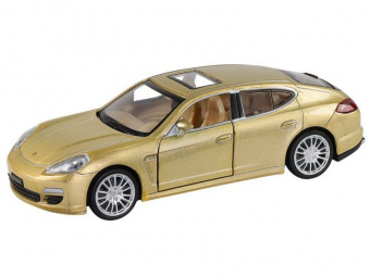 Машина ''АВТОПАНОРАМА'' Porsche Panamera S, золотой, 1/32, свет, звук, инерция, в/к 17,5*13,5*9 см