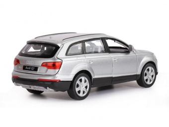 Машина ''АВТОПАНОРАМА'' Audi Q7, серебряный, 1/32, свет, звук, инерция, в/к 17,5*13,5*9 см