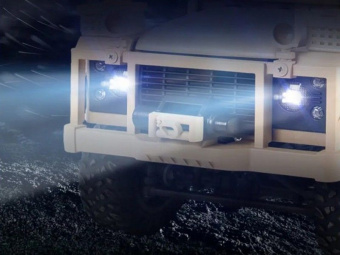 Радиоуправляемая машина MN MODEL английский пикап Defender (синий) 4WD 2.4G 1/12