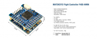 Полетный контроллер Matek F405-WMN