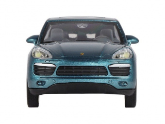 Машина ''АВТОПАНОРАМА'' Porsche Cayenne S, голубой, 1/32, свет, звук, инерция, в/к 17,5*13,5*9 см