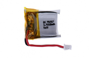 Аккумулятор Li-Po 3.7V 100 mAh CX-10SE Deans (T-Plug)