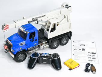 Радиоуправляемый автокран Double Eagle Freightliner 114SD 1/20 2.4G RTR