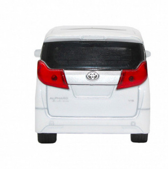 Машина АВТОПАНОРАМА Toyota Alphard, белый, 1/42, инерция, откр. двери, в/к 17,5*12,5*6,5 см