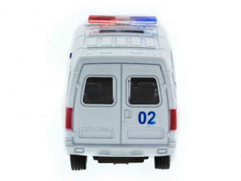 Машина ''АВТОПАНОРАМА'' инерц. ГАЗель (полиция) 1/50, в/к 14,5*8*5,5 см