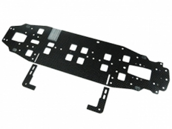 Graphite Main Chassis 2.25MM (Narrow) For 3racing Sakura Zero