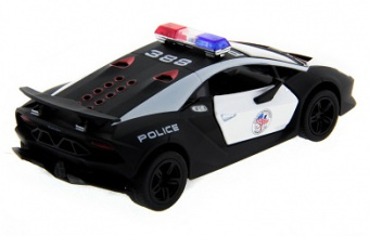 Машинка Kinsmart Lamborghini Sesto Elemento Police 1:40 (инерция) б/к