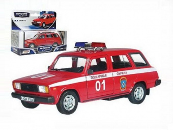 Машина Autotime ''LADA 2104'' пожарная охрана 1:36