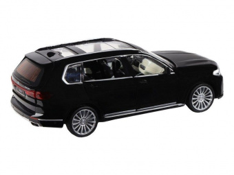 Машина ''АВТОПАНОРАМА'' BMW X7, черный, 1/32, свет, звук, инерция, в/к 17,5*13,5*9 см