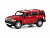 Машина ''АВТОПАНОРАМА'' Hummer H3, красный, 1/24, свет, звук, в/к 24,5*12,5*10,5 см