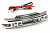 Передний бампер с LED фарами (серебр) Traxxas 1/10 Revo 3.3 & E-Revo