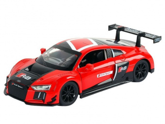 Машина ''АВТОПАНОРАМА'' Audi R8 LMS, красный, 1/24, свет, звук, в/к 24,5*12,5*10,5 см