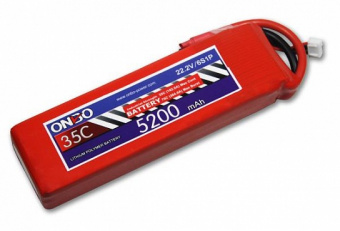 Литиевый аккумулятор Onbo 5200mAh 6S (35C) XT-60