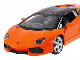 Машина ''АВТОПАНОРАМА'' Lamborghini Aventador Roadster, оранжевый, 1/24, в/к 24,5*12,5*10,5 см