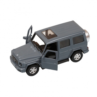 Машина АВТОПАНОРАМА Mercedes-Benz G350d, серый, 1/42, инерция, откр. двери, в/к 17,5*12,5*6,5 см