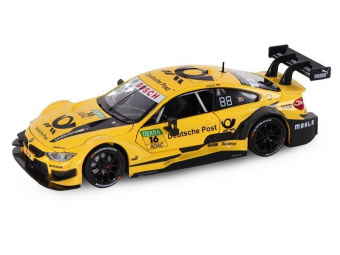 Машина ''АВТОПАНОРАМА'' BMW M4, желтый, 1/24, свет, звук, в/к 24,5*12,5*10,5 см