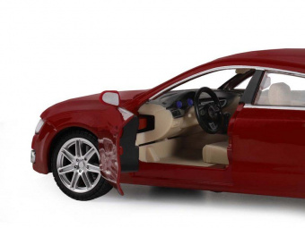 Машина ''АВТОПАНОРАМА'' Audi A7, красный, 1/24, свет, звук, в/к 24,5*12,5*10,5 см