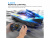 Радиоуправляемый катер Flytec V555 (голубой) с подсветкой 2.4G RTR