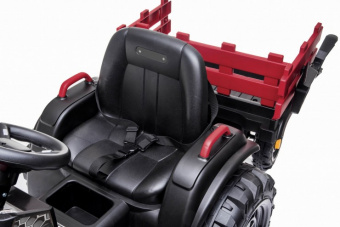 Детский электромобиль Bettyma трактор с прицепом 2WD 12V Красный