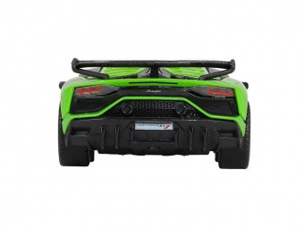 Машина АВТОПАНОРАМА Lamborghini SVJ, 1/32, зеленый, откр. двери, свет, звук, в/к 17,5*12,5*6,5 см