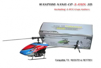 Радиоуправляемый вертолёт Skyartec WASP NANO CP MNH03-2