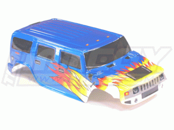 Кузов окрашенный 1/10 Monster H2