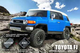 Трофи модель CFX от MST (Max Speed Technology) 1/10 4WD набор для сборки с кузовом TOYOTA FJ, регуля