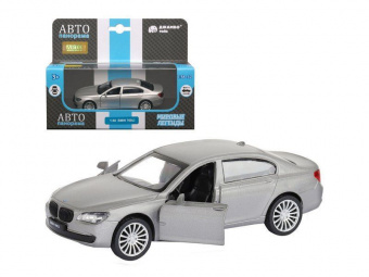 Машина ''АВТОПАНОРАМА'' BMW 760 LI, серебряный, 1/46, инерция, в/к 17,5*12,5*6,5 см