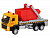 Машина ''АВТОПАНОРАМА'' VOLVO FM Мусоровоз, желтый-красный, 1/72, инерция, в/к 17,5*13*6,5 см