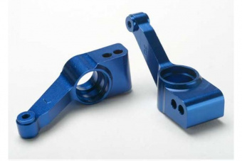 Carriers, stub axle (blue-anodized 6061-T6 aluminum)(rear)(2)