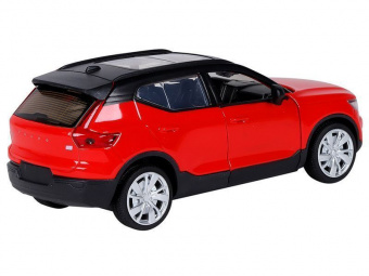 Машина АВТОПАНОРАМА Volvo XC40, 1/32, красный, инерция, свет, звук, в/к 17,5*13,5*9 см