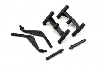 Body mounts, front & rear / body mount posts, front & rear