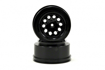 RPM Revolver Front Wheels Black Nitro Slash