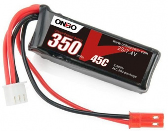Литиевый аккумулятор Onbo 350 mAh 2S (45C)