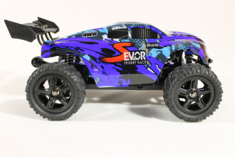 Радиоуправляемая трагги Remo Hobby S EVO-R Brushless (синяя) 4WD 2.4G 1/16 RTR