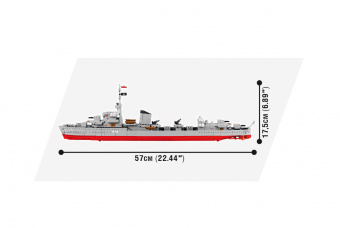 Конструктор COBI Эсминец ORP Błyskawica (Молния) COBI-3080
