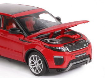 Машина ''АВТОПАНОРАМА'' Land Rover Range Rover Evoque, красный, 1/24, в/к 24,5*12,5*10,5 см