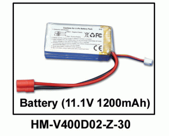 Аккумулятор 11.1v,1200mAh - HM-V400D02-Z-30