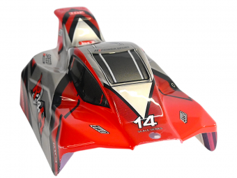 Красный кузов для багги Remo Hobby RH1451, RH1455, 1/14