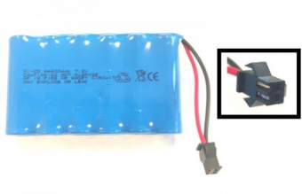 Аккумулятор Ni-Cd 400mAh, 7.2V, SM (JST) для Huina 1350, 1550