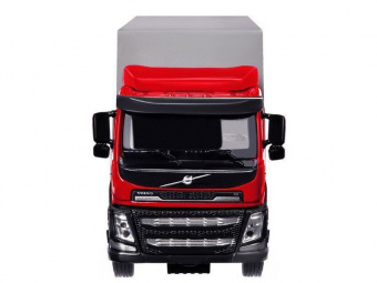 Машина ''АВТОПАНОРАМА'' Volvo, красный, 1/50, свет, звук, в/к 28*14*10 см