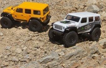 Модель для трофи Axial 1/24 SCX24 2019 Jeep Wrangler JLU CRC 4WD Brushed RTR (оранжевый)