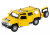 Машина ''АВТОПАНОРАМА'' Hummer H3, желтый, 1/32, свет, звук, инерция, в/к 17,5*13,5*9 см