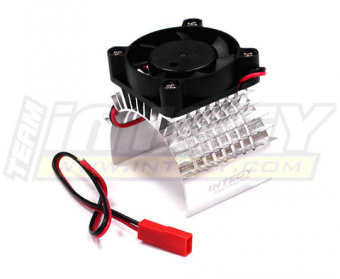 Радиатор с куллером (серебро) для 750 двигателя Traxxas Summit & Revo