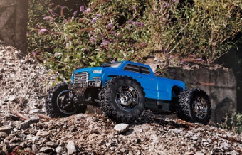 Монстр 1:10 ARRMA Big Rock Crew Cab 3S Brushless 4WD RTR (синий)