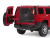 Машина ''АВТОПАНОРАМА'' Hummer H3, красный, 1/24, свет, звук, в/к 24,5*12,5*10,5 см